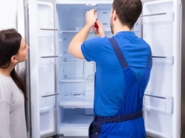 Double-door refrigerator service
